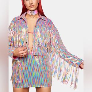 Dolls Kill Sequin Jacket